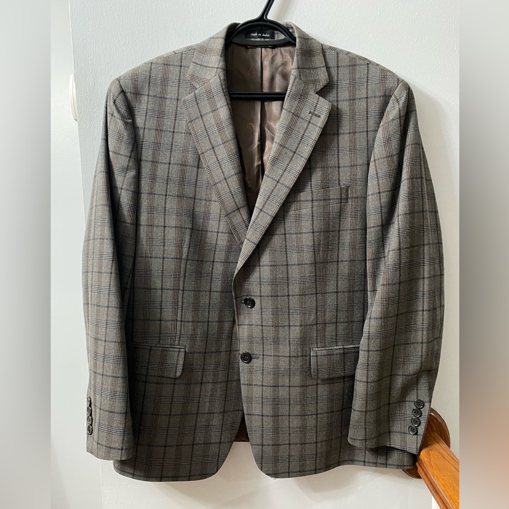 Ralph Lauren Men's Charcoal Check Blazer